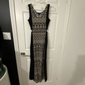 Long patterned dress